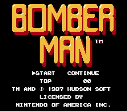 Original NES Title Screen