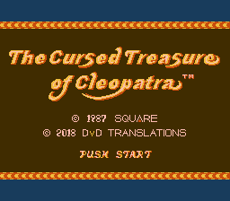 Cleopatra Title Screen