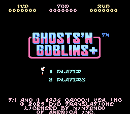 Enhanced NES Title Screen